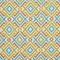 Citrus - Aqua Teal,gold Yellow,green Abstract Geometric Upholstery Fabric 54 Inches"